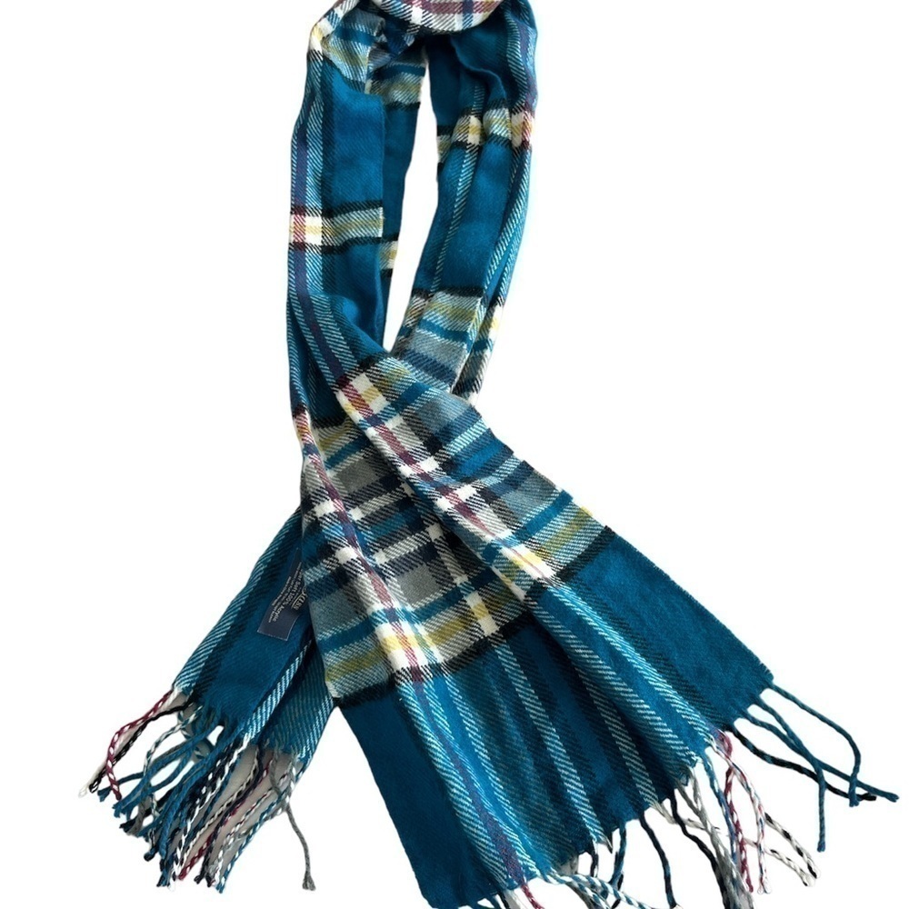Plaid large scarf. 62 inches by 12 inches wide
